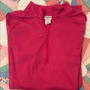 Women's Pink Quarter-Zip Top